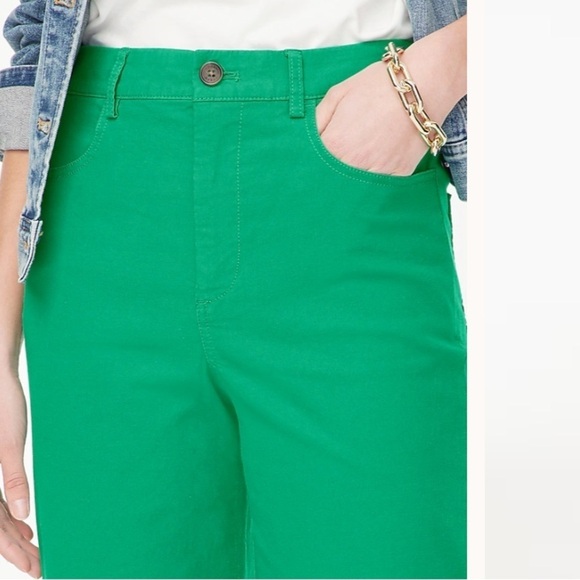 J crew High-rise wide-leg cropped pant - Picture 2 of 5